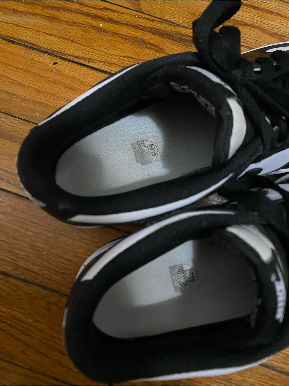 Nike Black and White Low-Top Sneakers